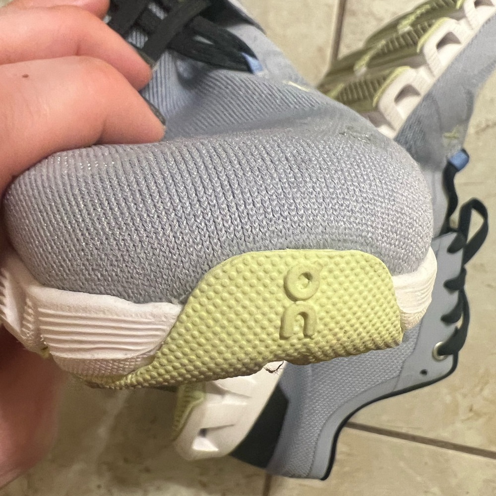 On Running Cloud X Sneakers in Black and Blueish/Gray - Picture 11 of 13